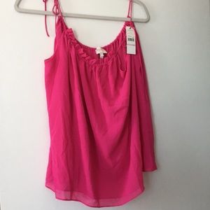 Laundry Womens Blouse Size 6 Spaghetti Strap Tie